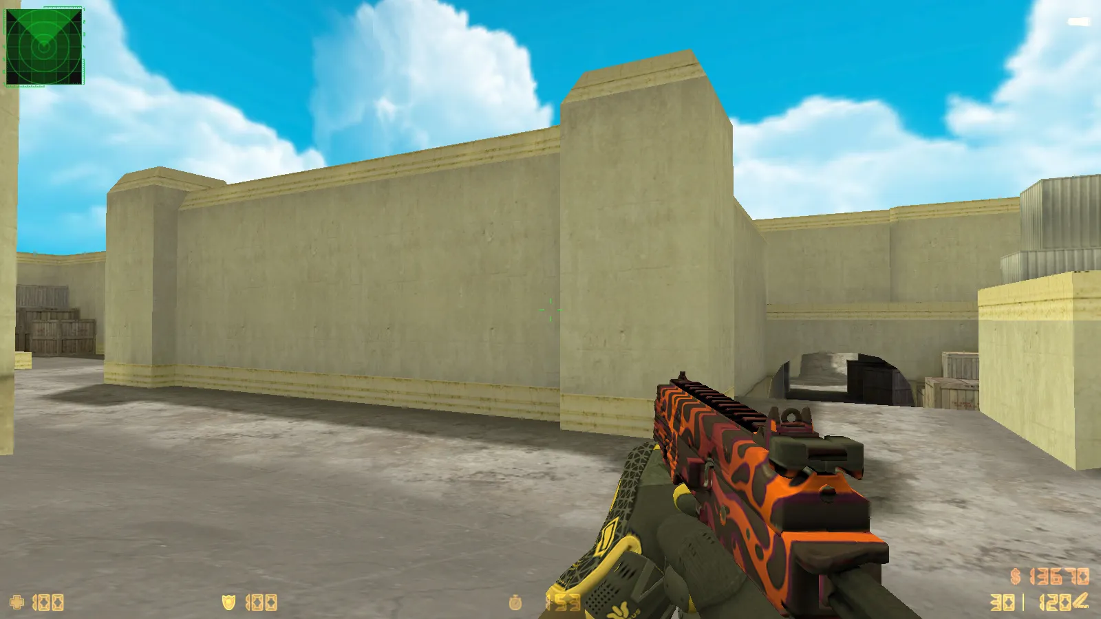 CS 1.6 Paradise — сборка с 30 скинами, спорт перчатками «Омега», темным меню и оптимизированным конфигом — скриншот 23