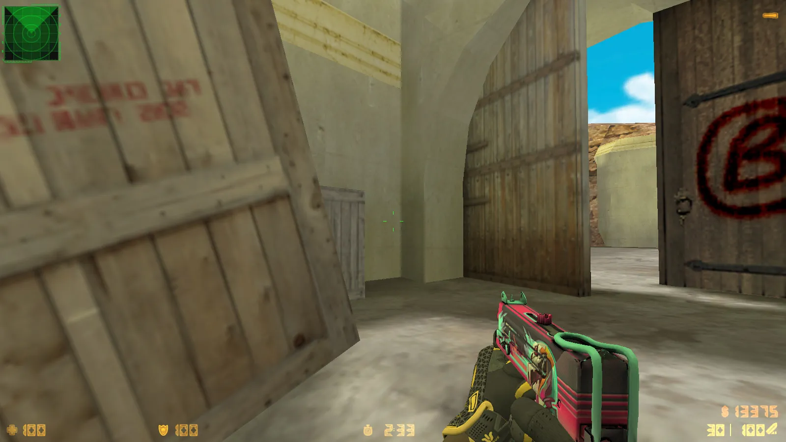 CS 1.6 Paradise — сборка с 30 скинами, спорт перчатками «Омега», темным меню и оптимизированным конфигом — скриншот 24