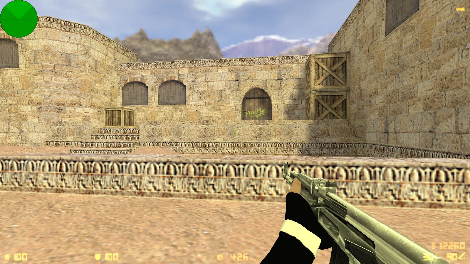 Скачать CS 1.6 Platinum: HD оружие, темная тема меню, оптимизированный config.cfg и стабильный запуск на Windows - Скриншот