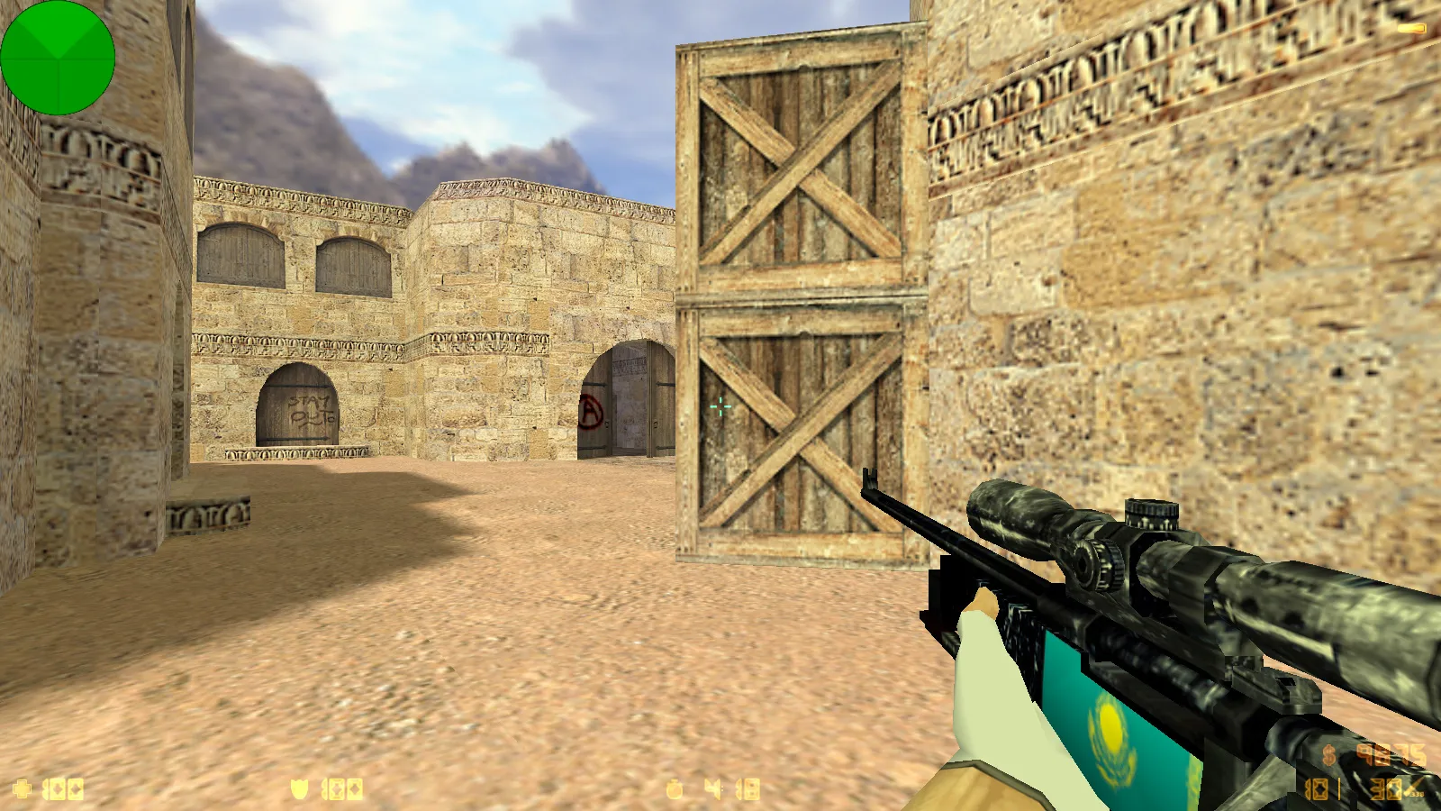 CS 1.6 от PrO_cOsT: блогерская сборка с 31 скином, темным меню, флагом Казахстана и оптимизированным конфигом — скриншот 6