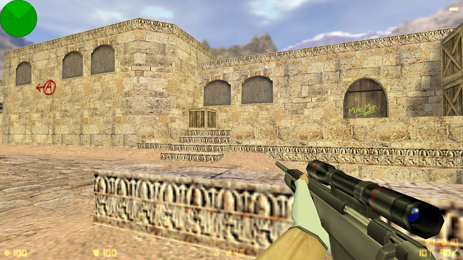 CS 1.6 от PrO_cOsT: блогерская сборка с 31 скином, темным меню, флагом Казахстана и оптимизированным конфигом — скриншот 14