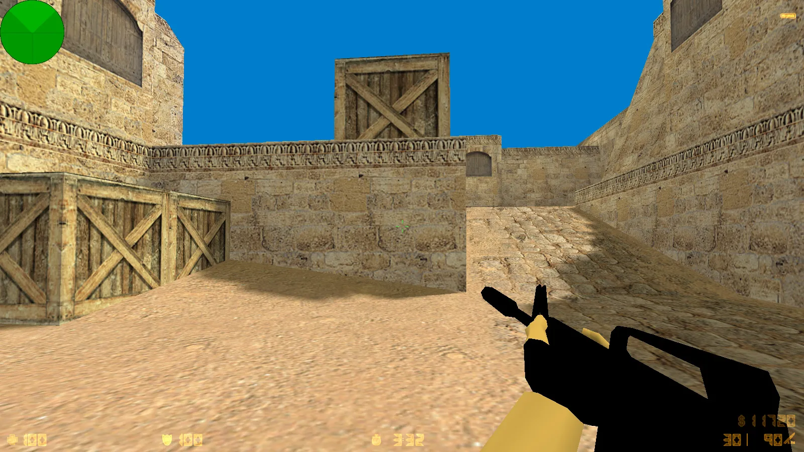 Скачать CS 1.6 Примитивная — оптимизация FPS, чистый конфиг, 7 апгрейдов, стабильный онлайн и боты - Скриншот