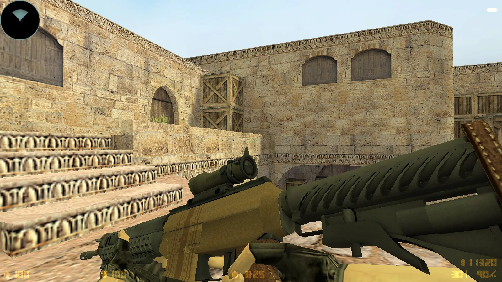 CS 1.6 Progressive: 10 апгрейдов, 29 скинов, темное меню и оптимизированный конфиг — скриншот 13