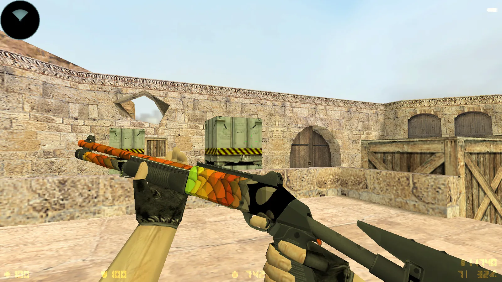 CS 1.6 Progressive: 10 апгрейдов, 29 скинов, темное меню и оптимизированный конфиг — скриншот 21