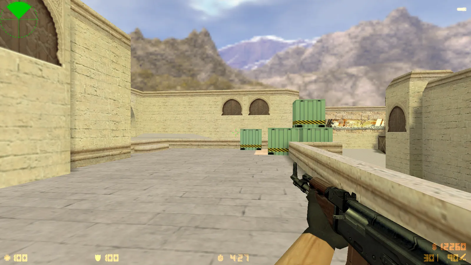 Скачать CS 1.6 Proper: сборка с HD оружием, темным меню, улучшенным конфигом, музыкой и поддержкой онлайн/ботов - Скриншот