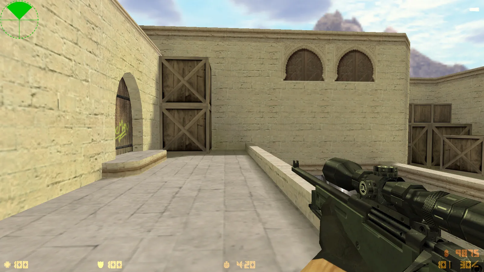 CS 1.6 Proper: сборка с HD оружием, темным меню, улучшенным конфигом, музыкой и поддержкой онлайн/ботов — скриншот 6