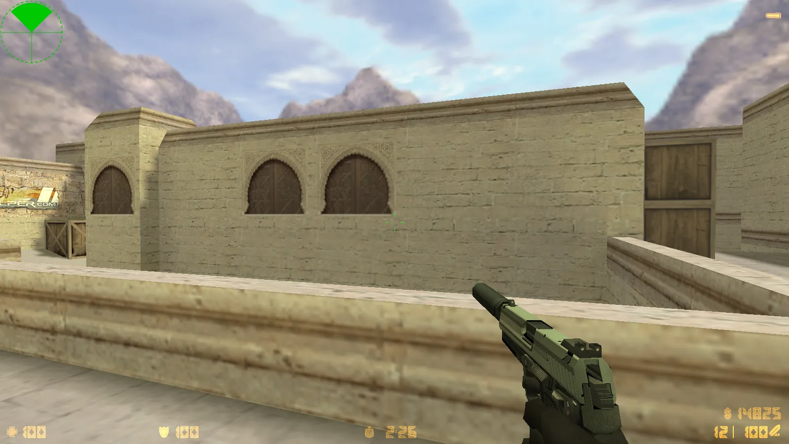 CS 1.6 Proper: сборка с HD оружием, темным меню, улучшенным конфигом, музыкой и поддержкой онлайн/ботов — скриншот 8