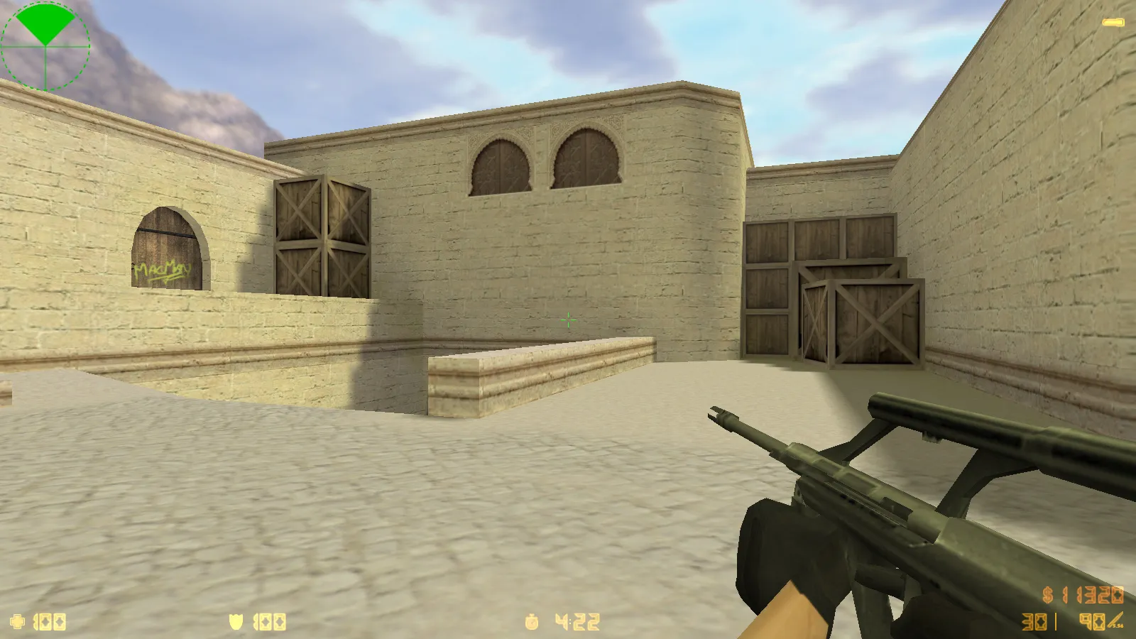 CS 1.6 Proper: сборка с HD оружием, темным меню, улучшенным конфигом, музыкой и поддержкой онлайн/ботов — скриншот 12