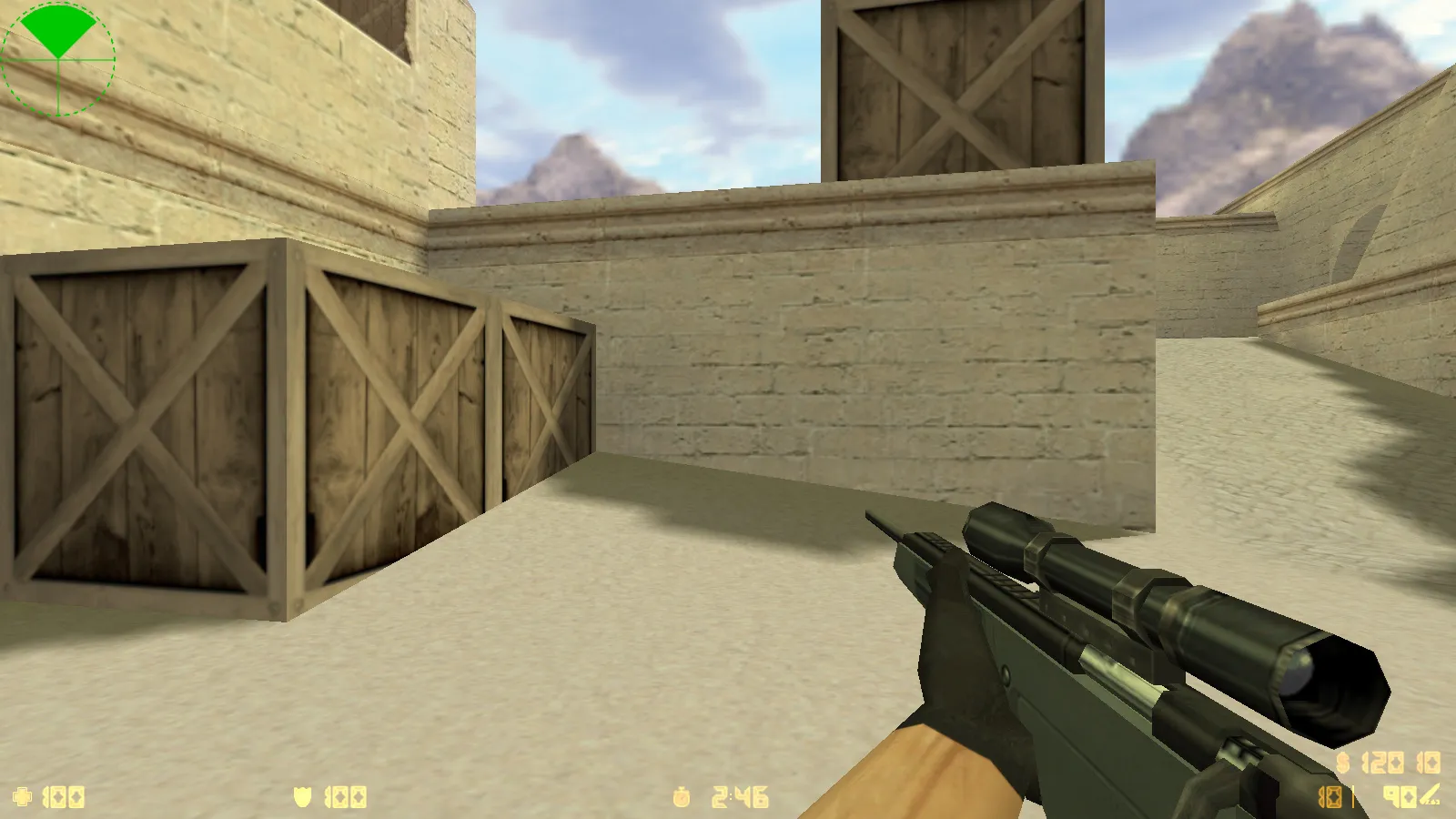 CS 1.6 Proper: сборка с HD оружием, темным меню, улучшенным конфигом, музыкой и поддержкой онлайн/ботов — скриншот 14