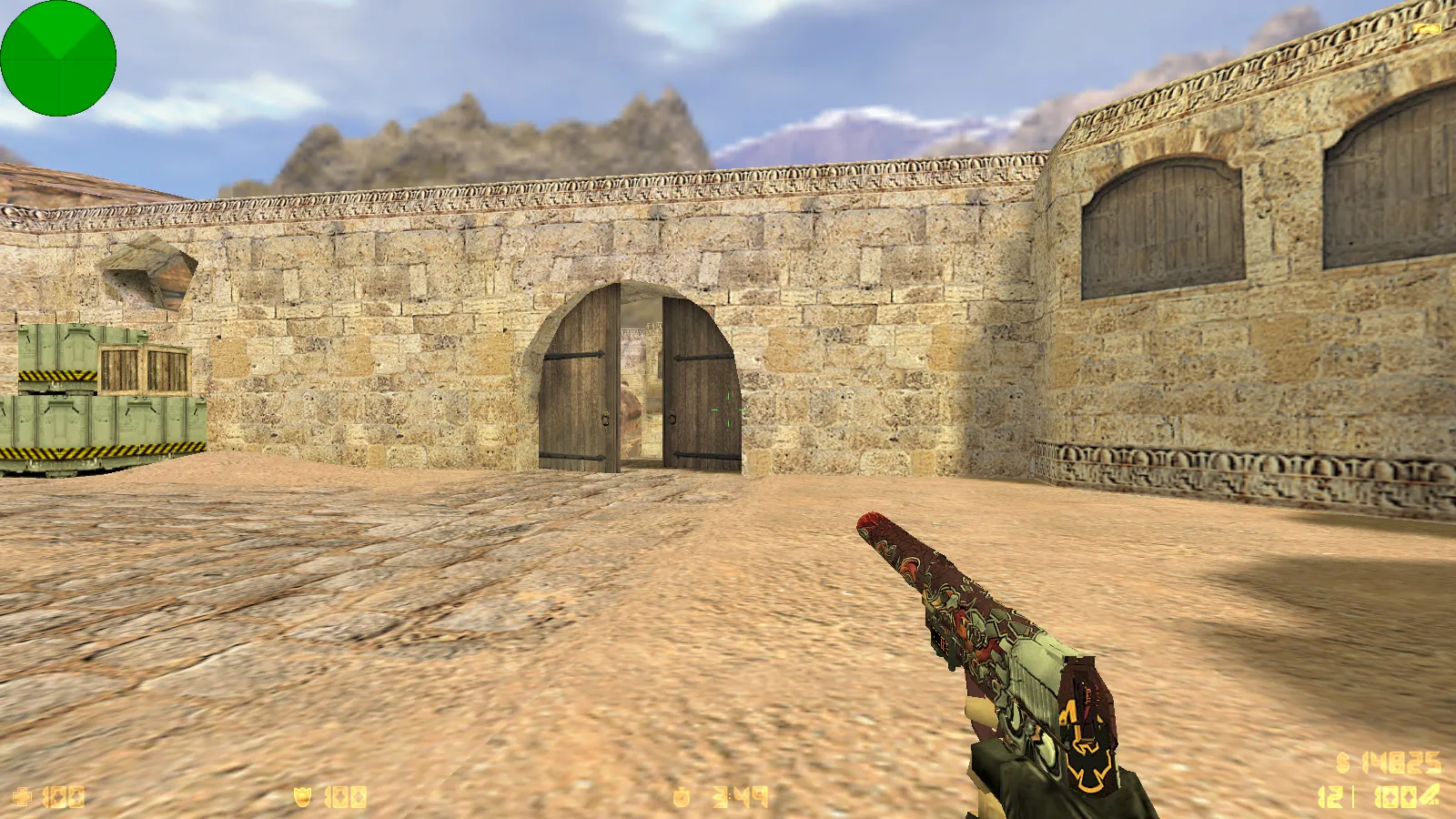 CS 1.6 от R1NCH: блогерская сборка с 6 новшествами, скины, красно-синие модели, черное меню и оптимизированный конфиг — скриншот 8