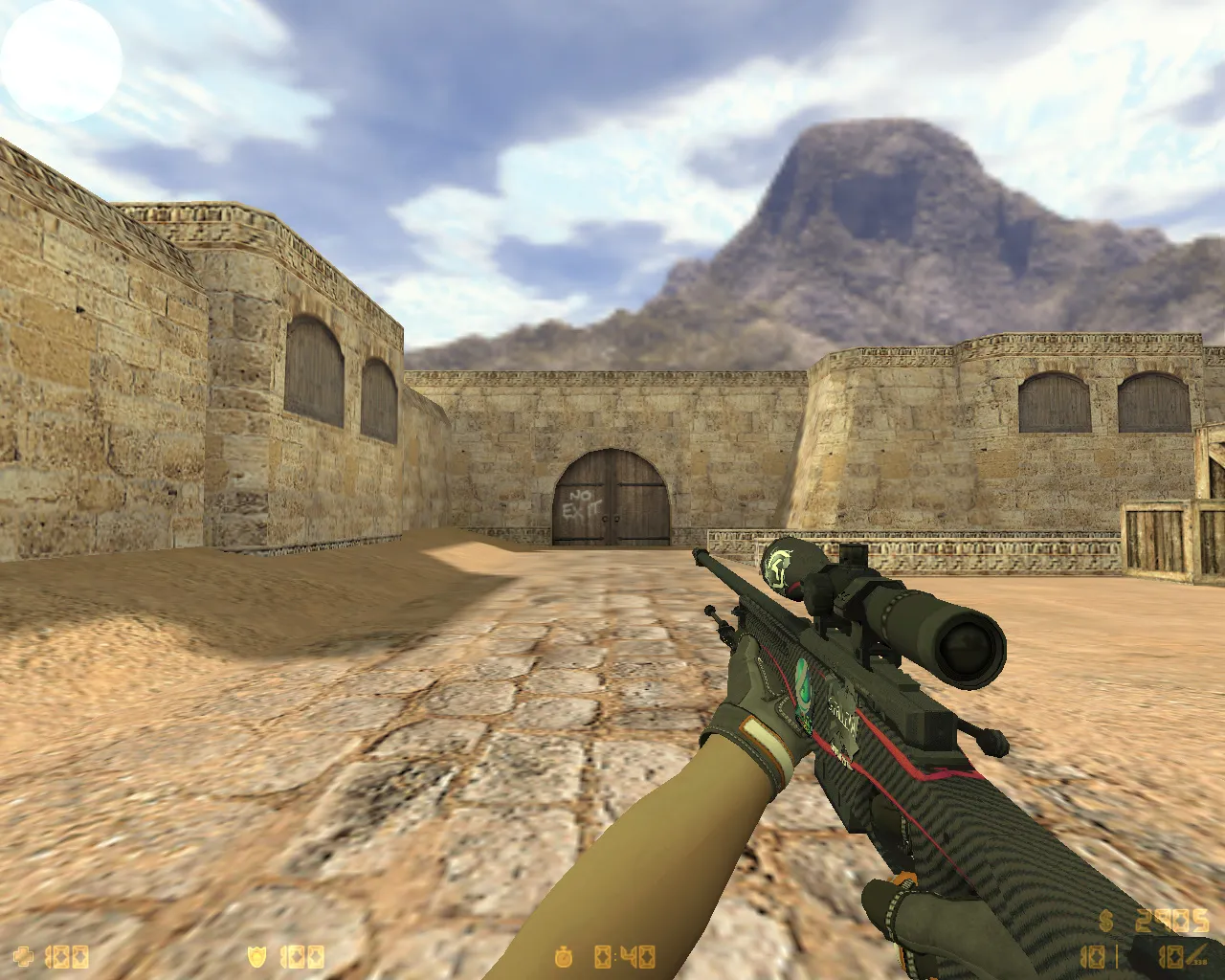 Скачать CS 1.6 Rage: сборка с 27 скинами оружия, красно-синие модели, тёмное меню, музыка и оптимизированный конфиг - Скриншот