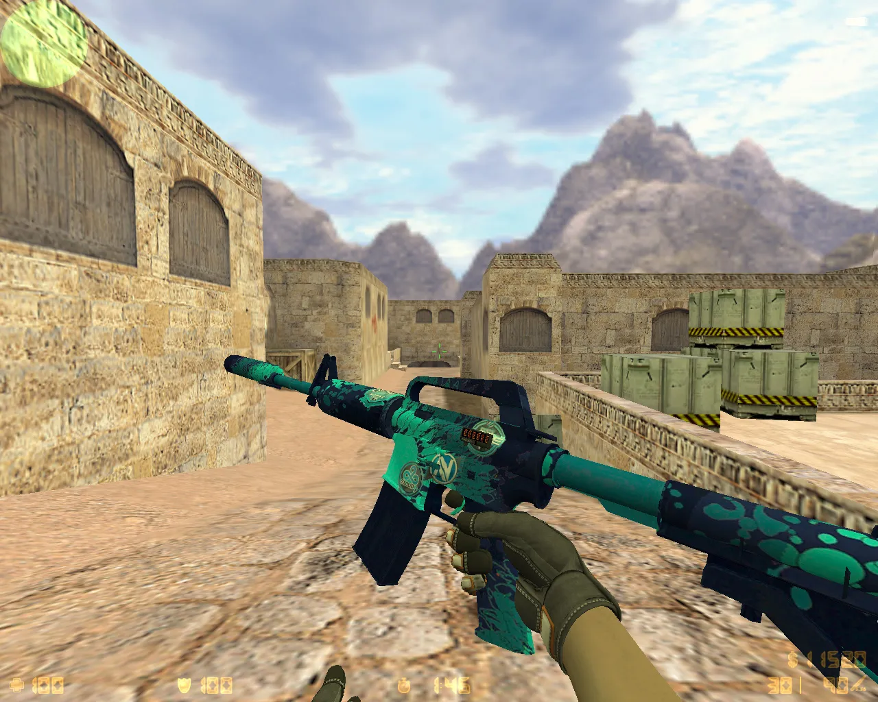 CS 1.6 Rage: сборка с 27 скинами оружия, красно-синие модели, тёмное меню, музыка и оптимизированный конфиг — скриншот 6