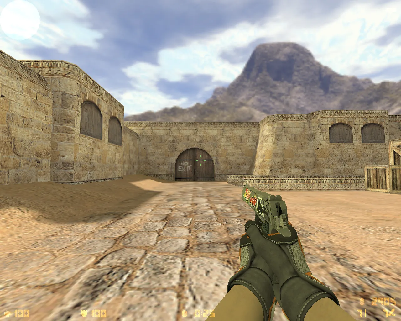 CS 1.6 Rage: сборка с 27 скинами оружия, красно-синие модели, тёмное меню, музыка и оптимизированный конфиг — скриншот 7