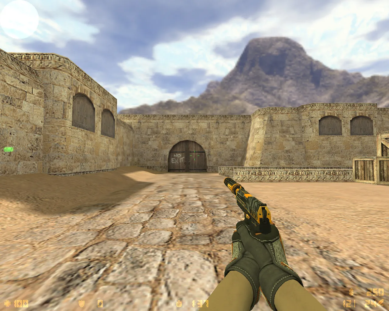CS 1.6 Rage: сборка с 27 скинами оружия, красно-синие модели, тёмное меню, музыка и оптимизированный конфиг — скриншот 8