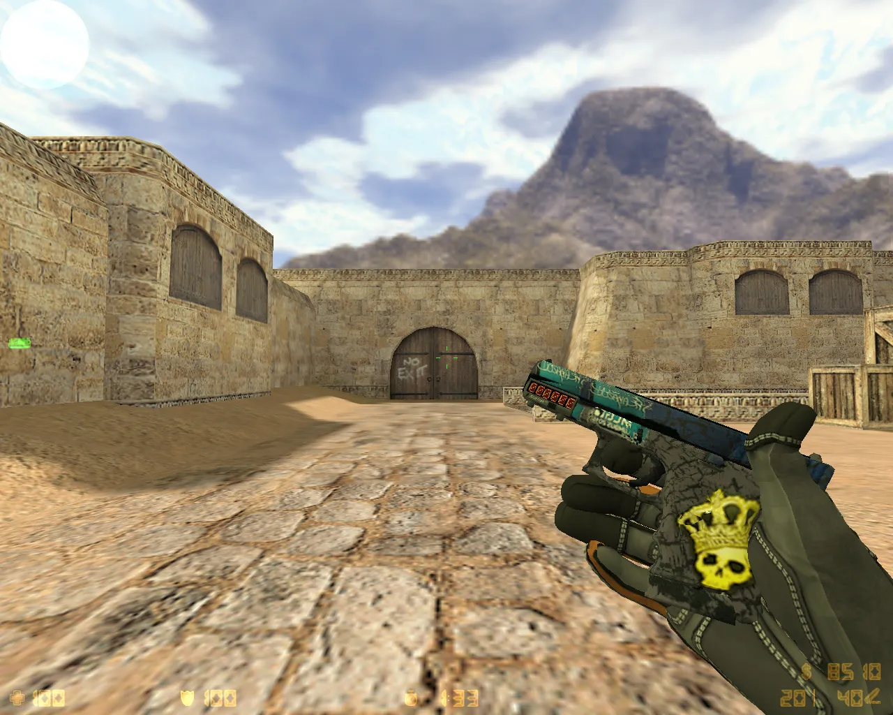 CS 1.6 Rage: сборка с 27 скинами оружия, красно-синие модели, тёмное меню, музыка и оптимизированный конфиг — скриншот 9