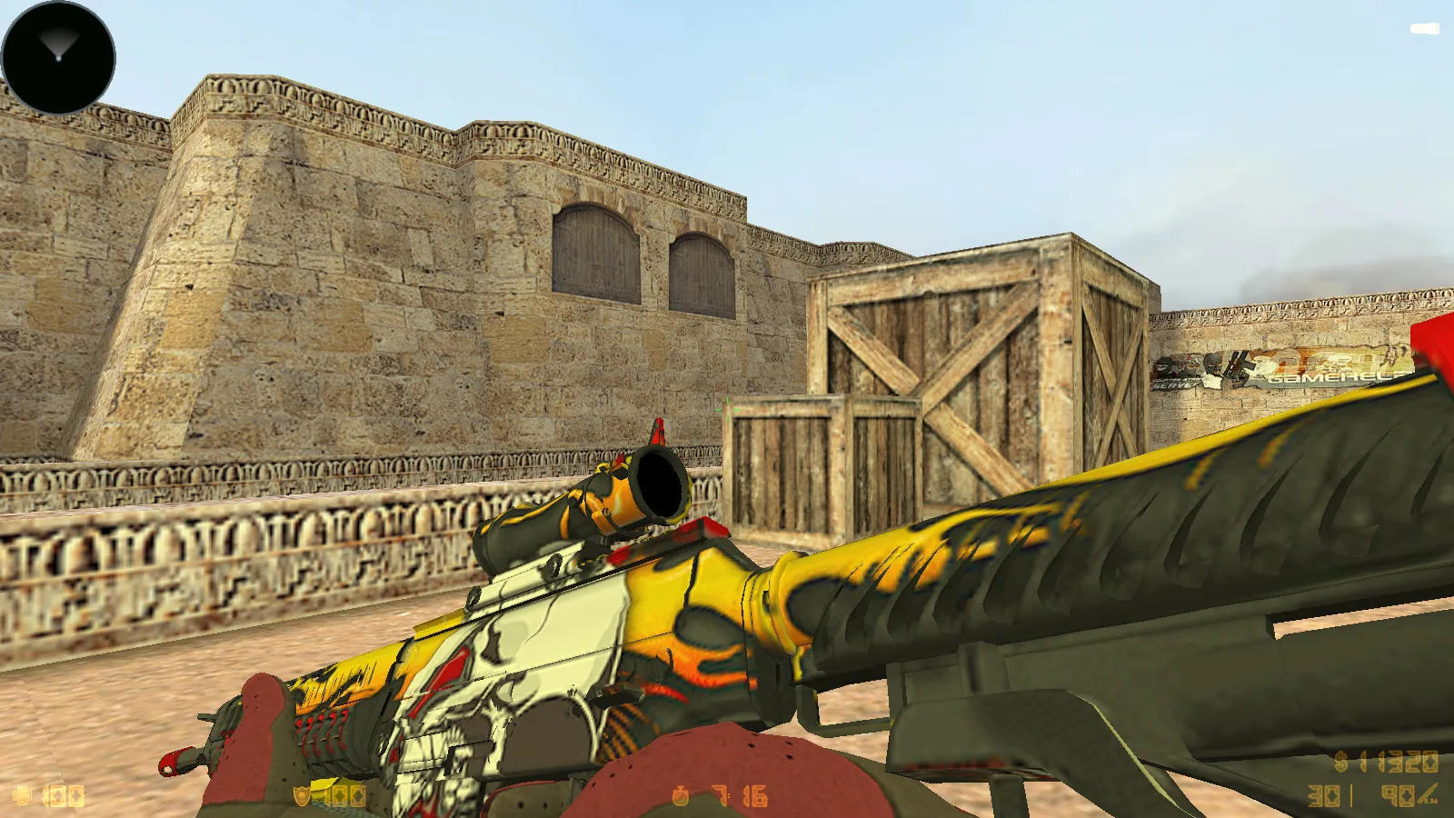 CS 1.6 Reborn 4554/8610: сборка с CS2 скинами, перчатками, звуками, музыкой, радаром и оптимизированным конфигом — скриншот 13