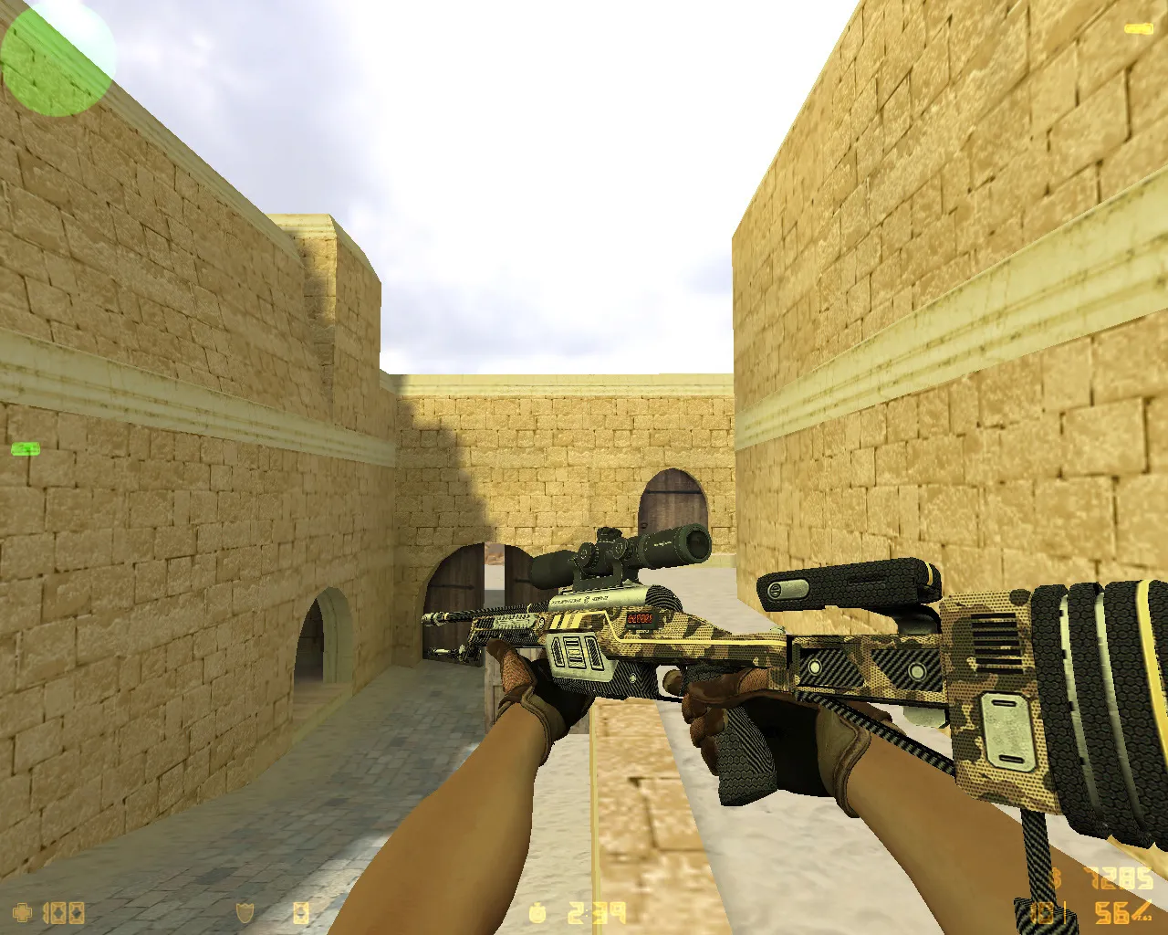 CS 1.6 Revision — сборка с 24 скинами, Ninjas in Pyjamas перчатками, темной темой меню и оптимизированным config.cfg — скриншот 11