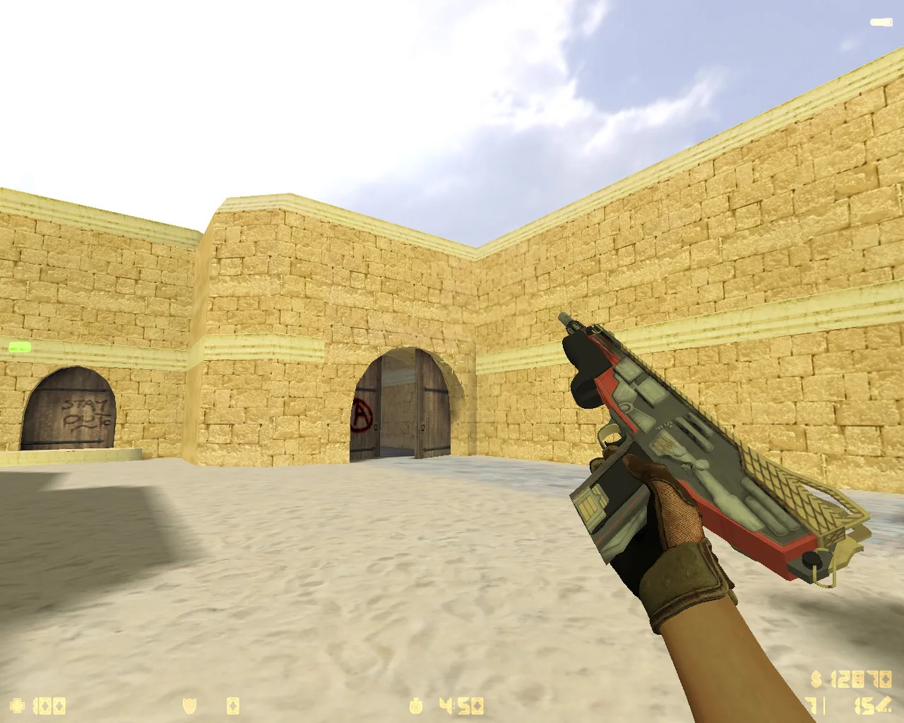 CS 1.6 Revision — сборка с 24 скинами, Ninjas in Pyjamas перчатками, темной темой меню и оптимизированным config.cfg — скриншот 17