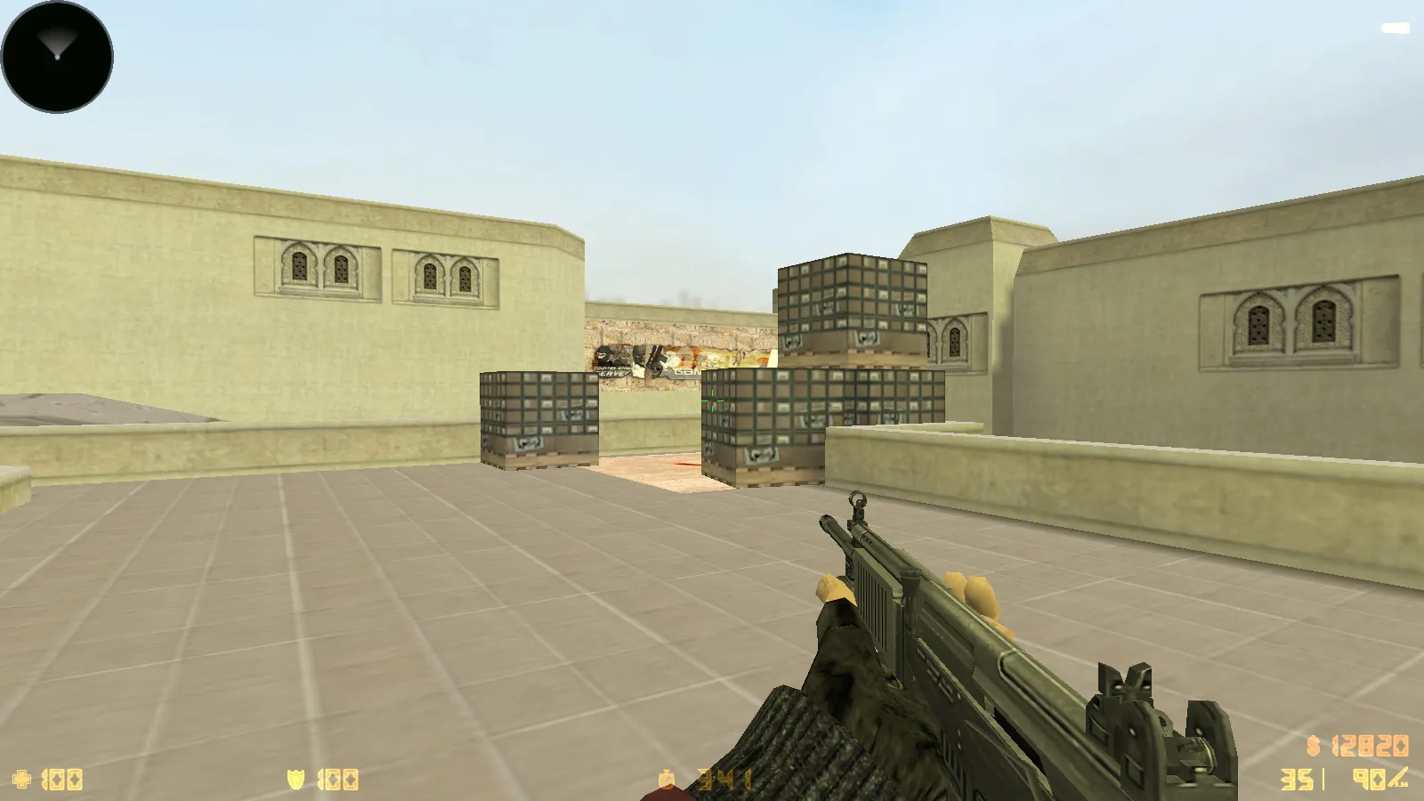 CS 1.6 Rezan — сборка с 10 аддонами: HD оружие, темная тема меню, звуки, музыка, текстуры, небо и оптимизированный config.cfg — скриншот 11