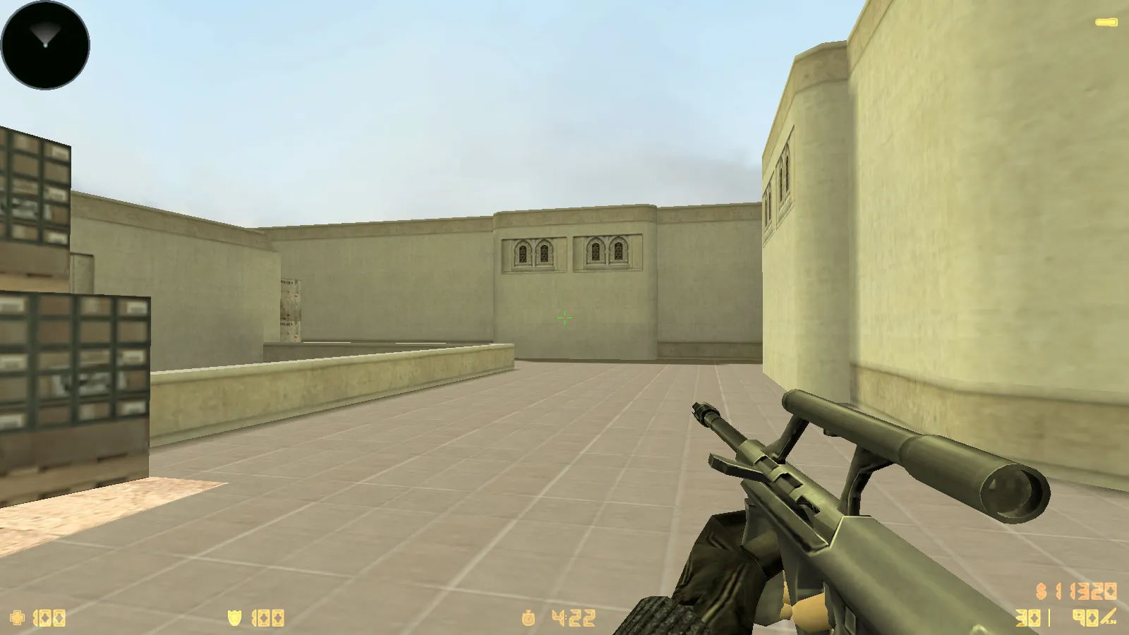 CS 1.6 Rezan — сборка с 10 аддонами: HD оружие, темная тема меню, звуки, музыка, текстуры, небо и оптимизированный config.cfg — скриншот 12