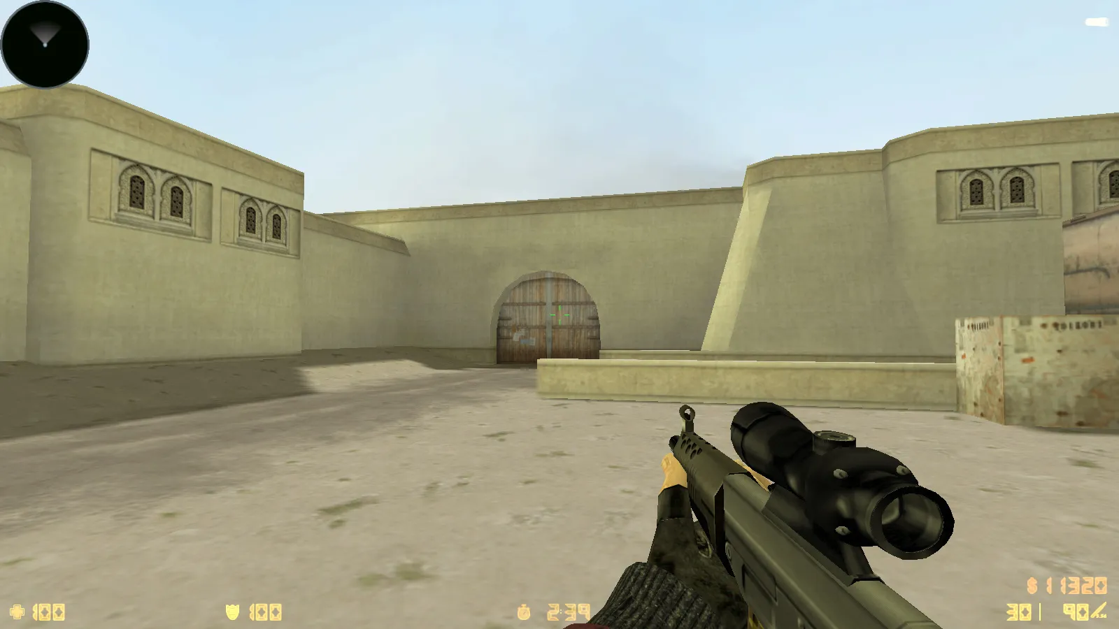 CS 1.6 Rezan — сборка с 10 аддонами: HD оружие, темная тема меню, звуки, музыка, текстуры, небо и оптимизированный config.cfg — скриншот 13