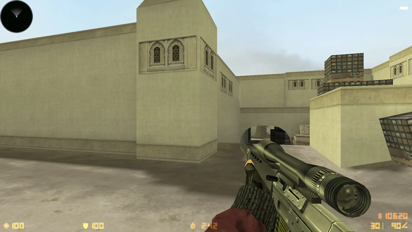 CS 1.6 Rezan — сборка с 10 аддонами: HD оружие, темная тема меню, звуки, музыка, текстуры, небо и оптимизированный config.cfg — скриншот 15