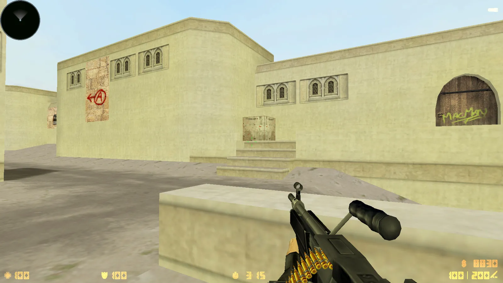 CS 1.6 Rezan — сборка с 10 аддонами: HD оружие, темная тема меню, звуки, музыка, текстуры, небо и оптимизированный config.cfg — скриншот 17