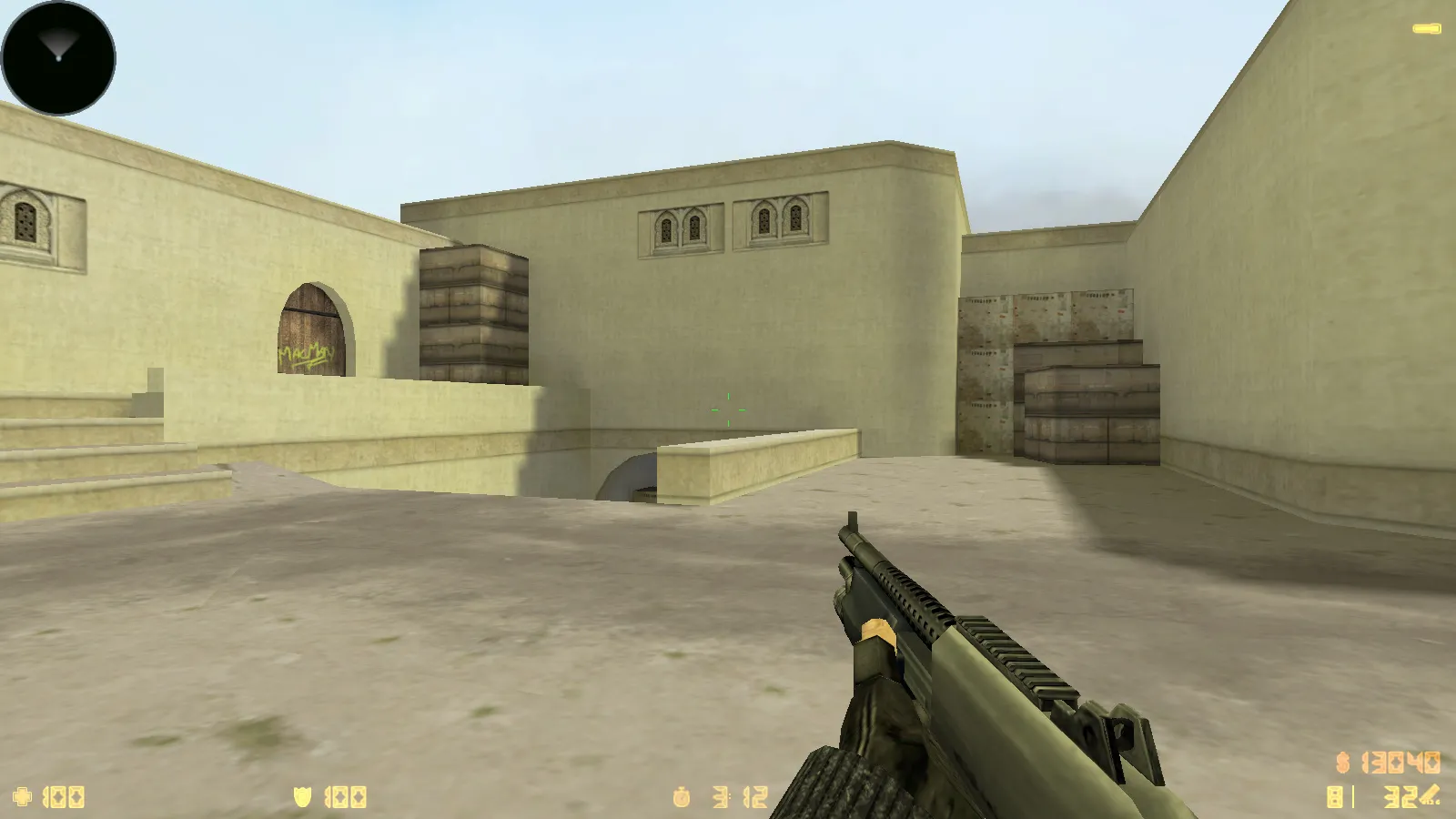 CS 1.6 Rezan — сборка с 10 аддонами: HD оружие, темная тема меню, звуки, музыка, текстуры, небо и оптимизированный config.cfg — скриншот 21