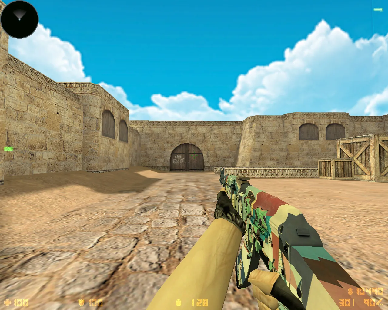 Скачать CS 1.6 «Хищные воды» (Riptide): скины из кейса, звуки, меню и графика под летний стиль - Скриншот