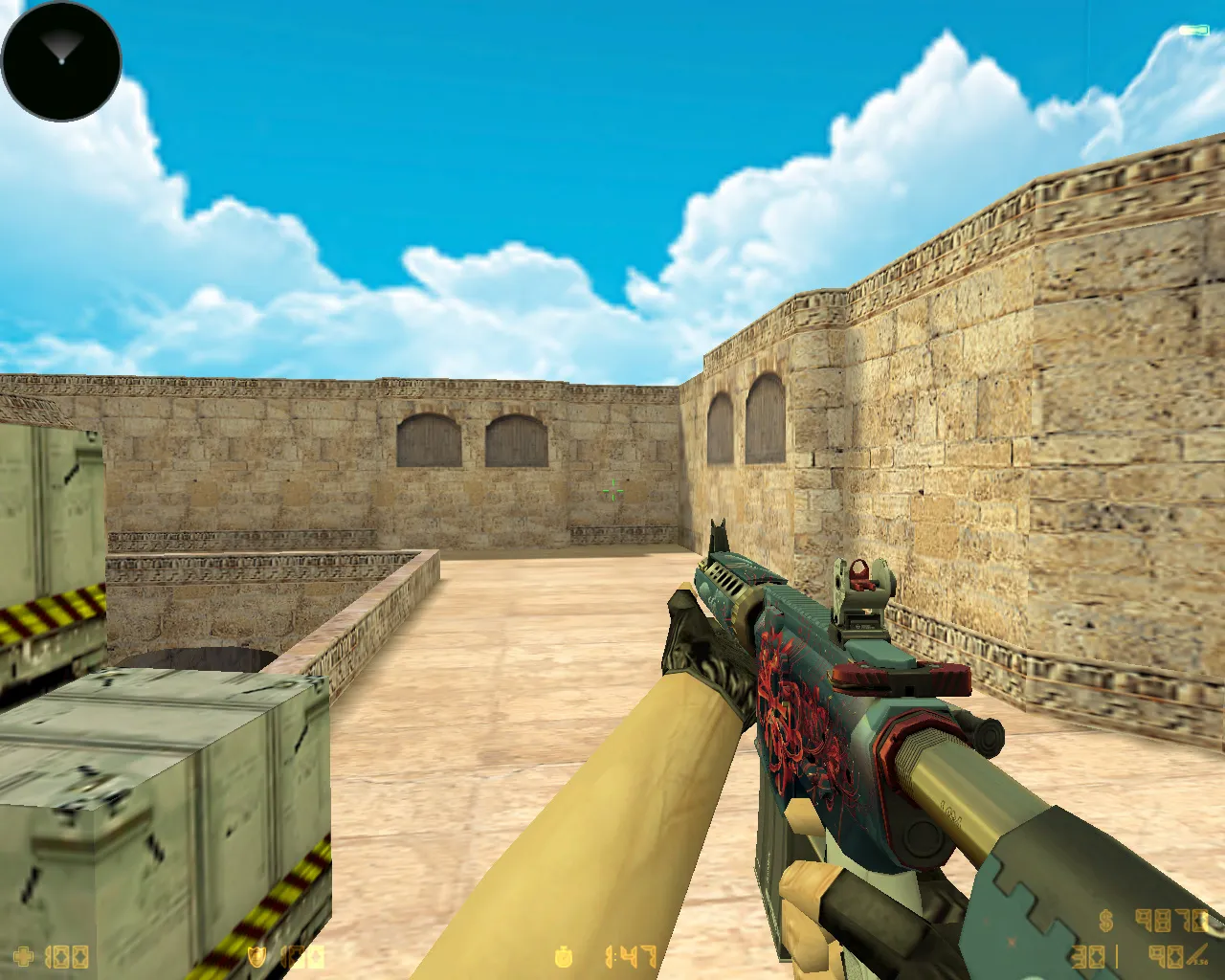 CS 1.6 «Хищные воды» (Riptide): скины из кейса, звуки, меню и графика под летний стиль — скриншот 6