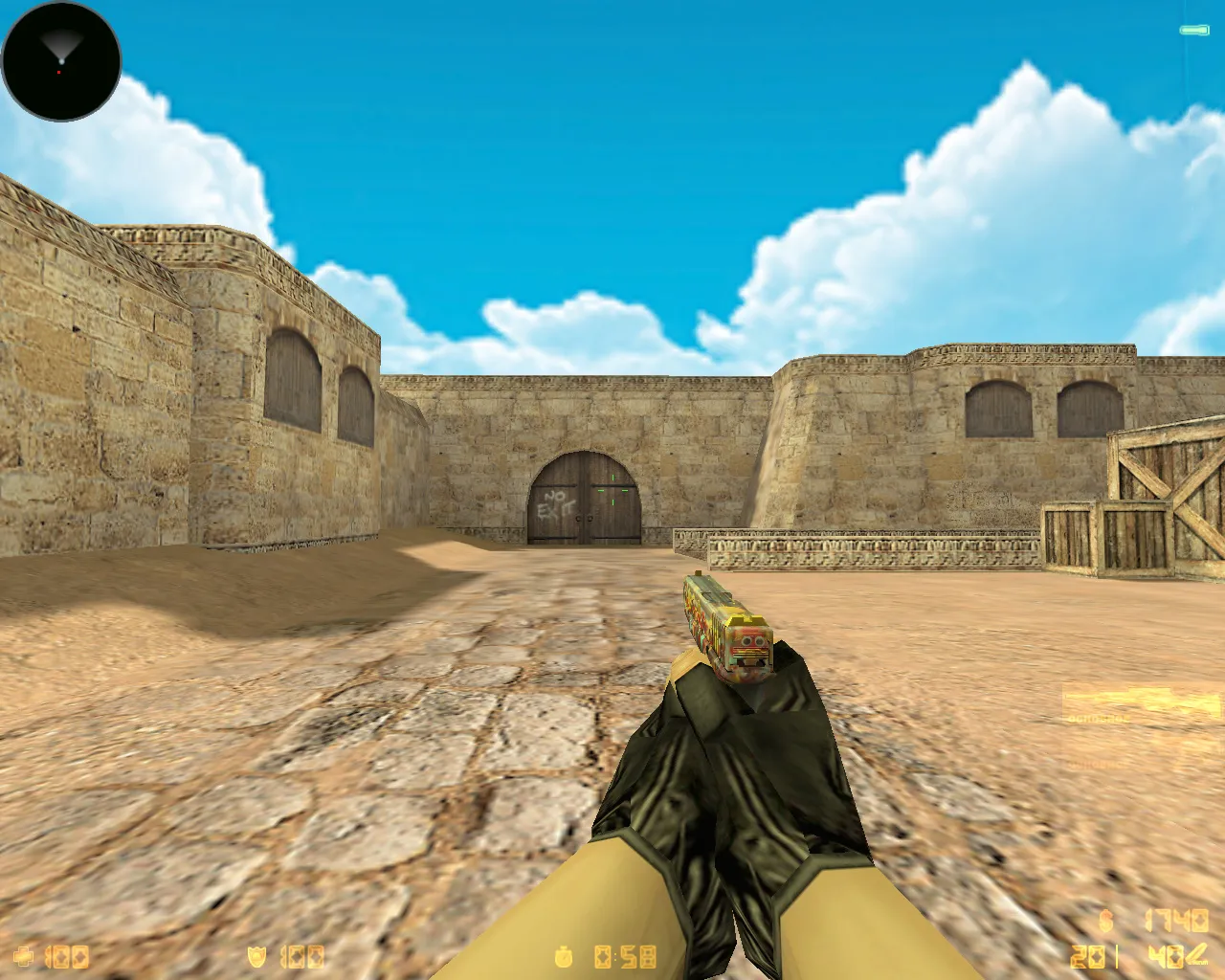 CS 1.6 «Хищные воды» (Riptide): скины из кейса, звуки, меню и графика под летний стиль — скриншот 10