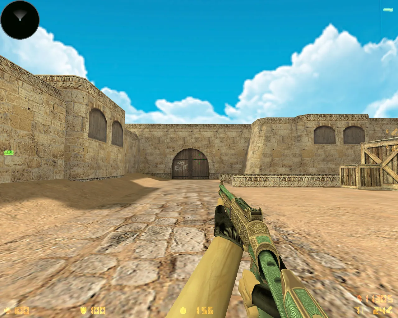 CS 1.6 «Хищные воды» (Riptide): скины из кейса, звуки, меню и графика под летний стиль — скриншот 11