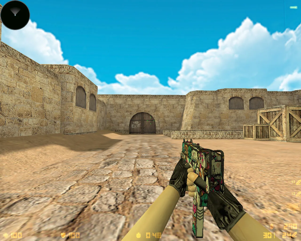 CS 1.6 «Хищные воды» (Riptide): скины из кейса, звуки, меню и графика под летний стиль — скриншот 13