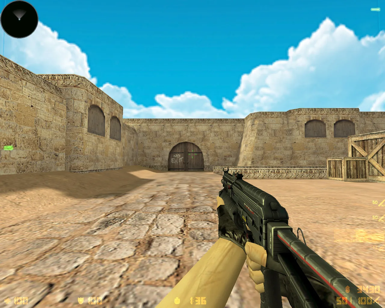 CS 1.6 «Хищные воды» (Riptide): скины из кейса, звуки, меню и графика под летний стиль — скриншот 17