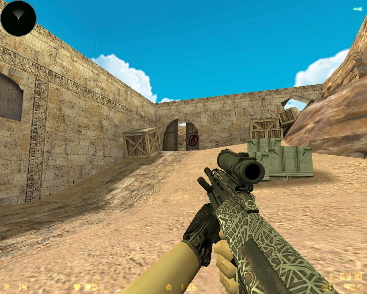 CS 1.6 «Хищные воды» (Riptide): скины из кейса, звуки, меню и графика под летний стиль — скриншот 20