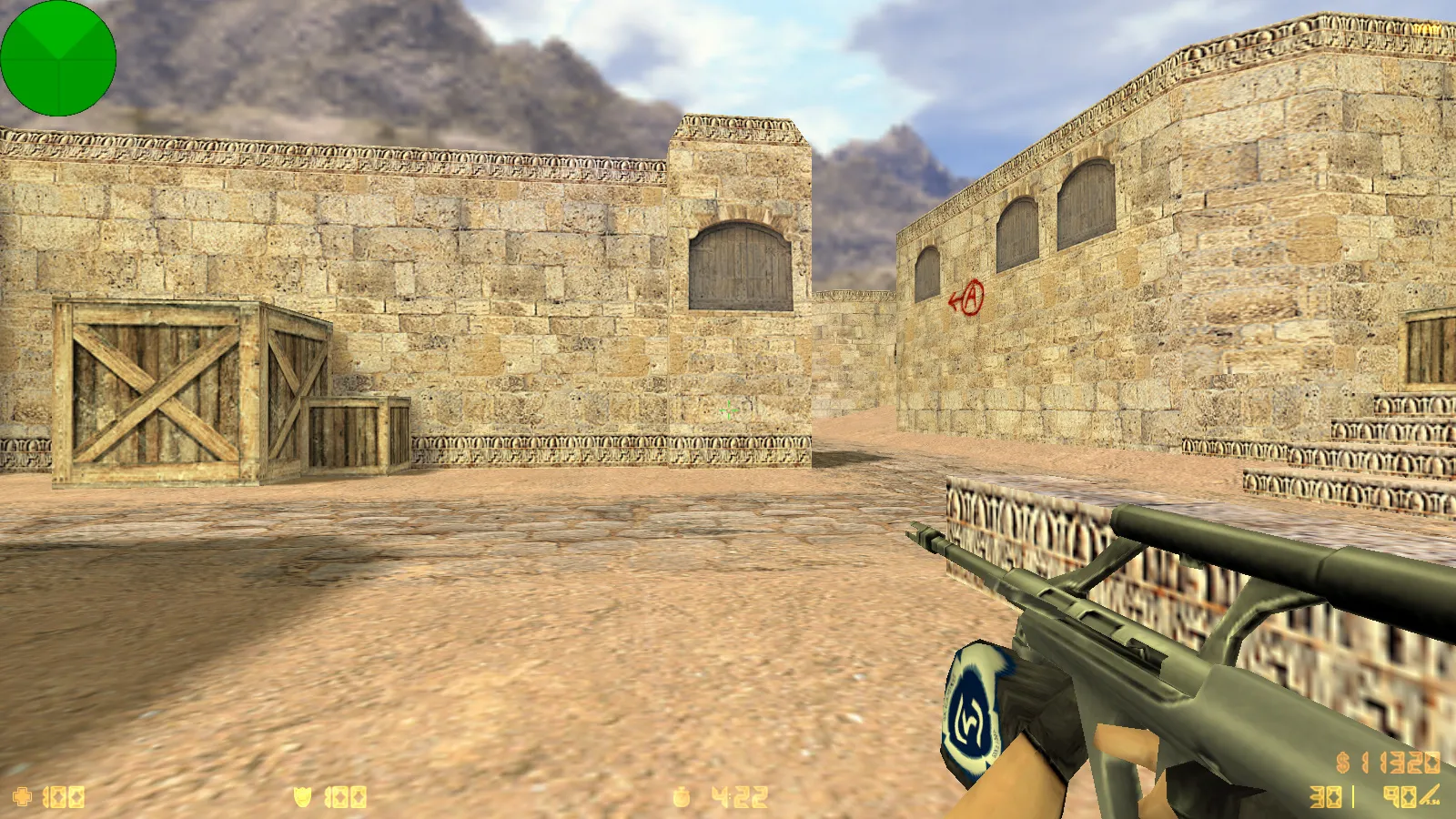 CS 1.6 SK Gaming: скины оружия, красно-синие модели, темное меню, оптимизированный config.cfg и чистая установка — скриншот 12