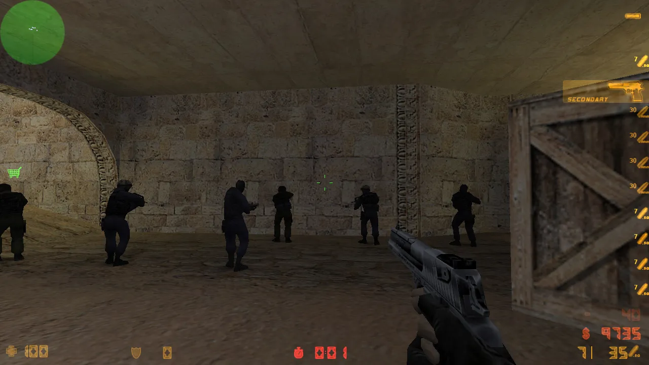 Скачать CS 1.6 Classic — оригинальная чистая сборка, чистый config.cfg, Steam/Non-Steam, защита от MasterServer-подмены - Скриншот