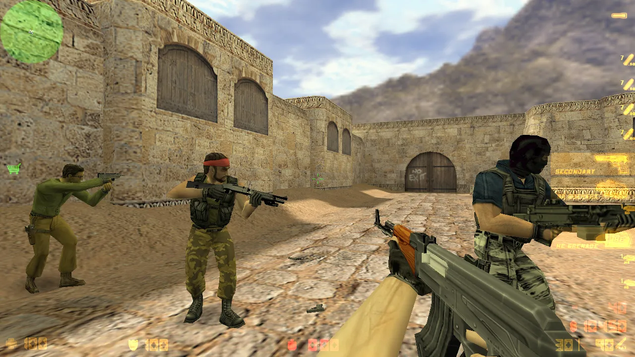 Скачать CS 1.6 на Windows XP: оптимизация, чистый config.cfg, стабильный билд, работа Steam/Non-Steam - Скриншот