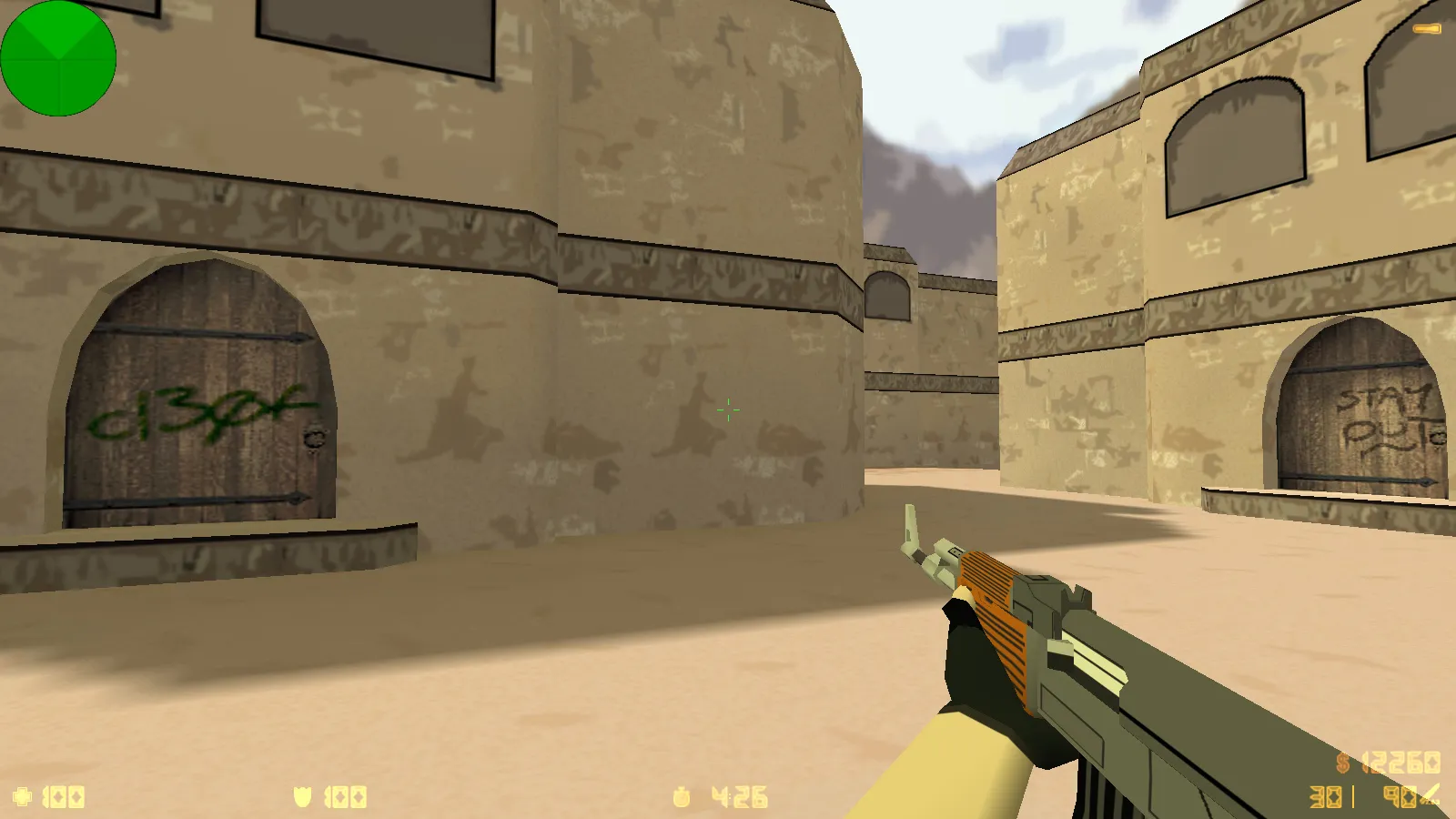Скачать CS 1.6 Sharks VS Lizards: 8 новинок, 27 рисованных скинов, акулы против ящеров, Dust2 фон и оптимизированный конфиг - Скриншот