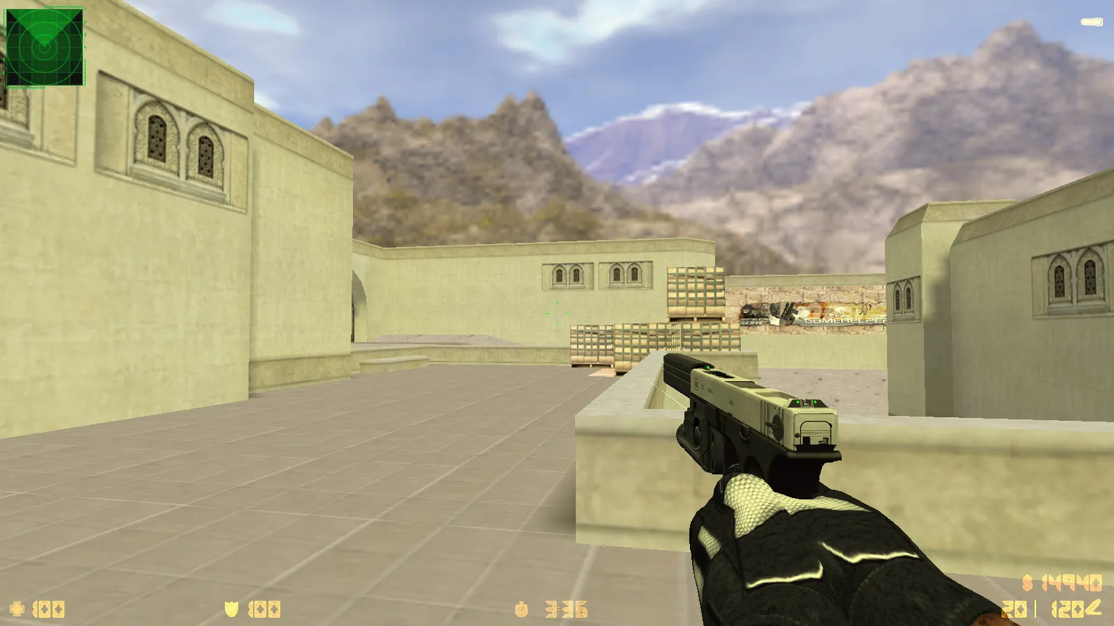 CS 1.6 Shock: сборка с 29 HD-моделями оружия, малиновым меню, звуками и оптимизированным конфигом — скриншот 9