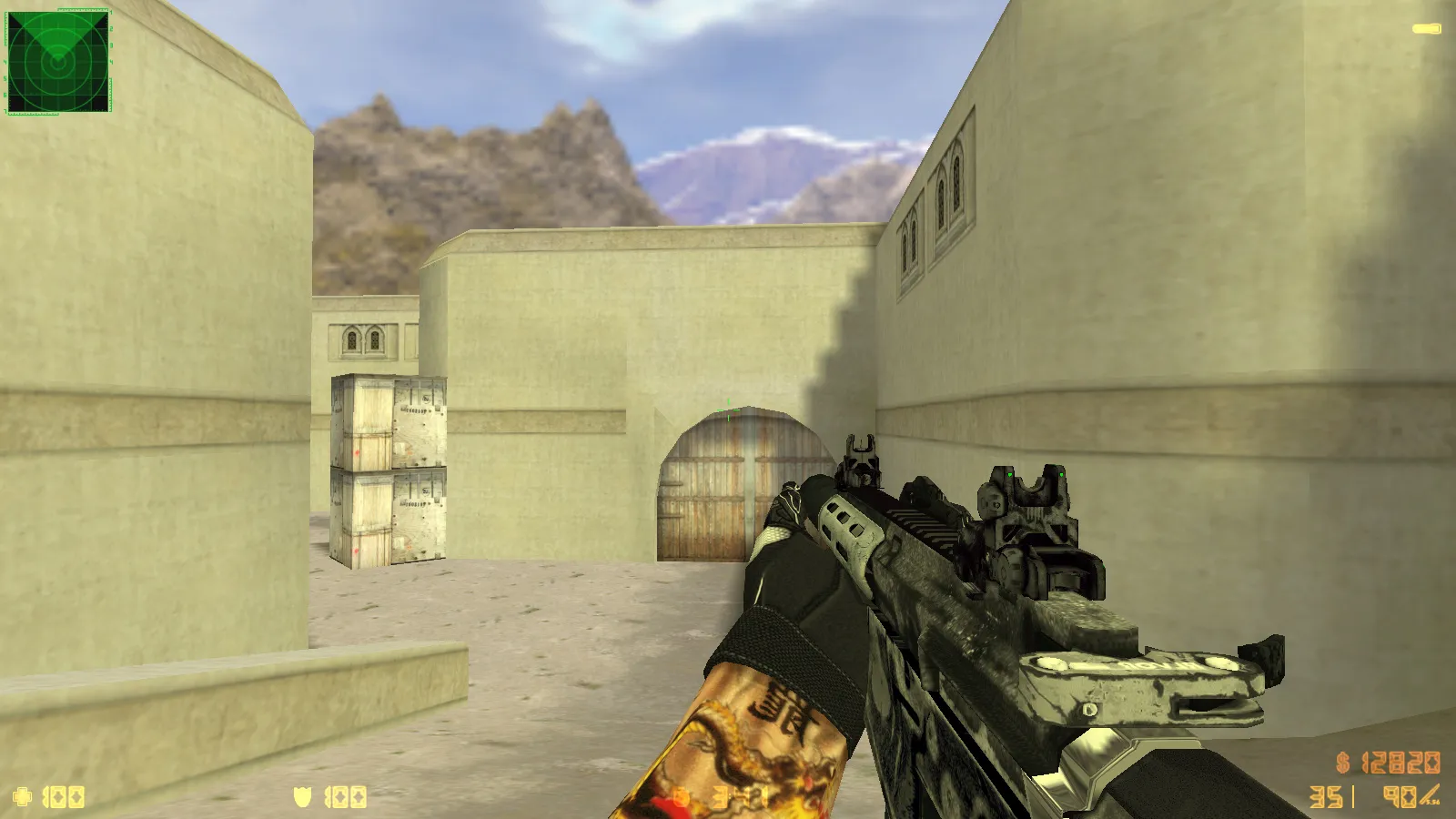 CS 1.6 Shock: сборка с 29 HD-моделями оружия, малиновым меню, звуками и оптимизированным конфигом — скриншот 11