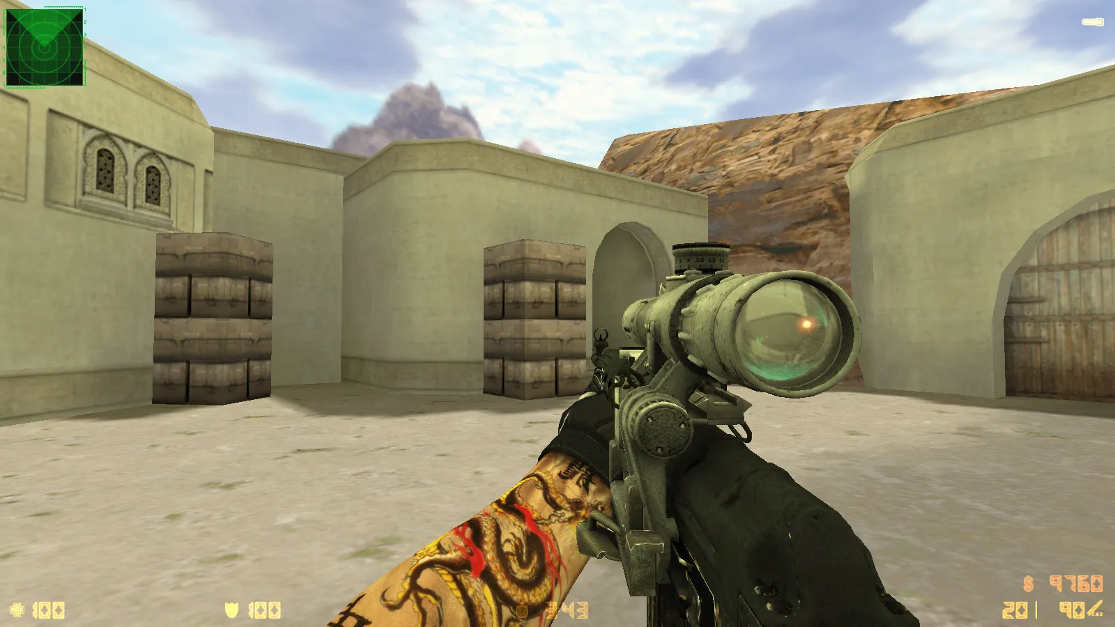 CS 1.6 Shock: сборка с 29 HD-моделями оружия, малиновым меню, звуками и оптимизированным конфигом — скриншот 16