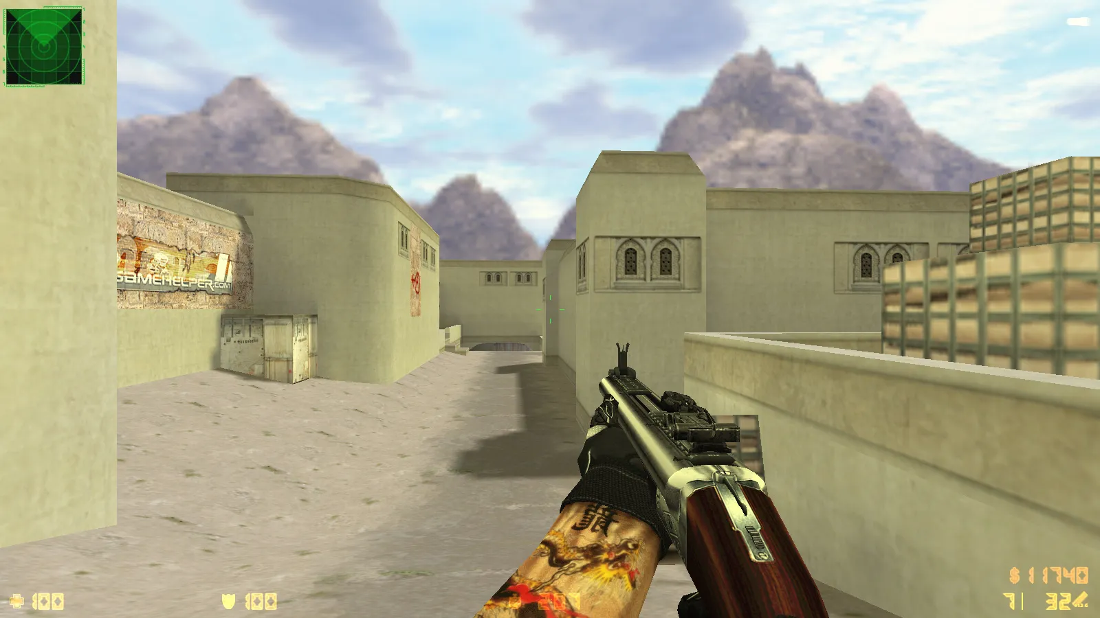 CS 1.6 Shock: сборка с 29 HD-моделями оружия, малиновым меню, звуками и оптимизированным конфигом — скриншот 22