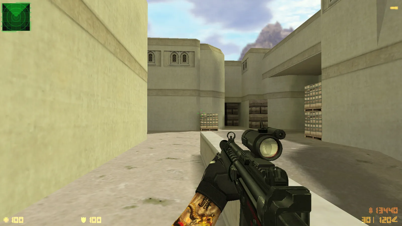 CS 1.6 Shock: сборка с 29 HD-моделями оружия, малиновым меню, звуками и оптимизированным конфигом — скриншот 25