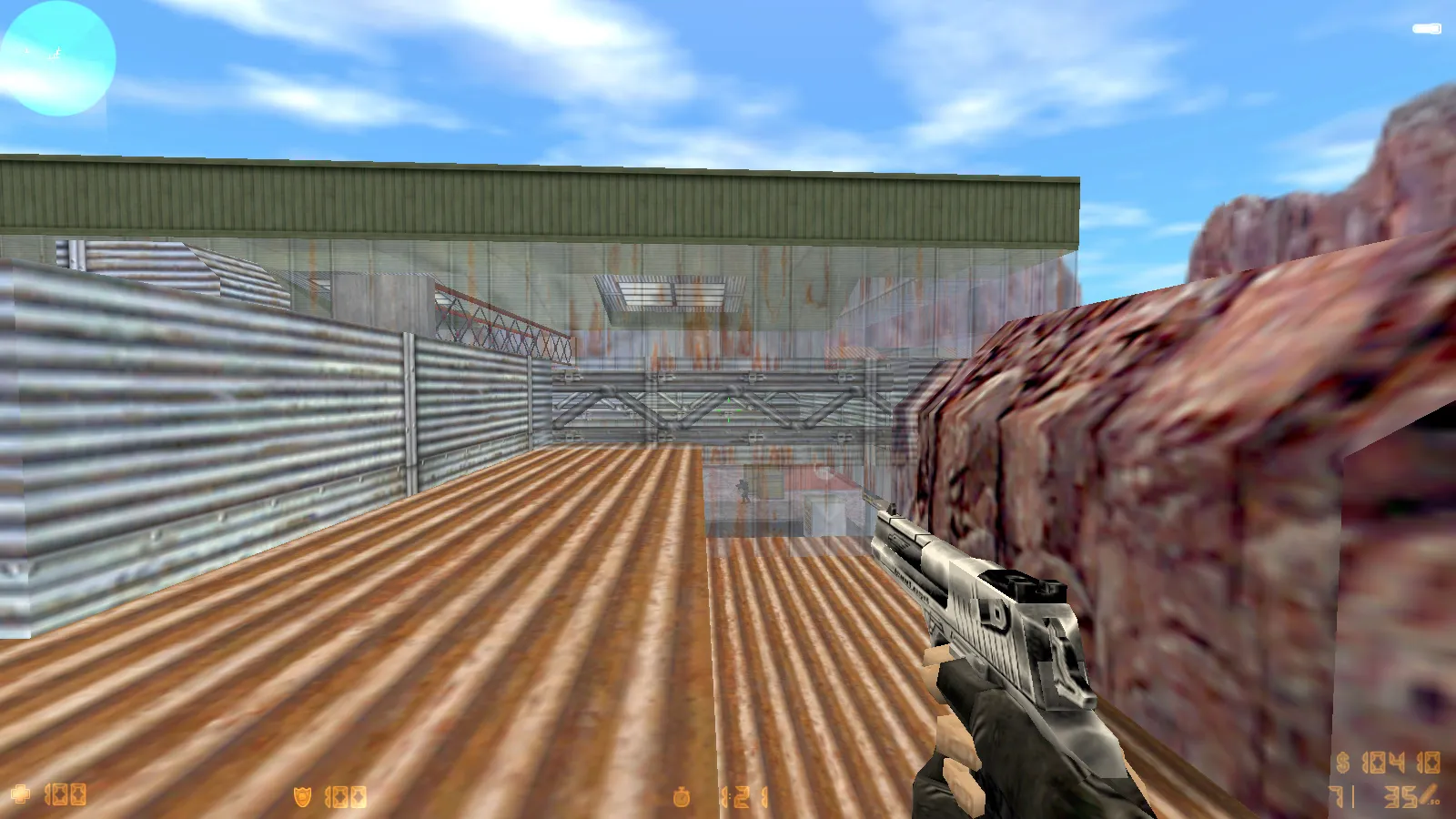 CS 1.6 с прозрачными стенами для прострелов: тренировка aim, изучение простреливаемых зон на de_dust2, de_inferno, de_nuke, de_train — скриншот 10