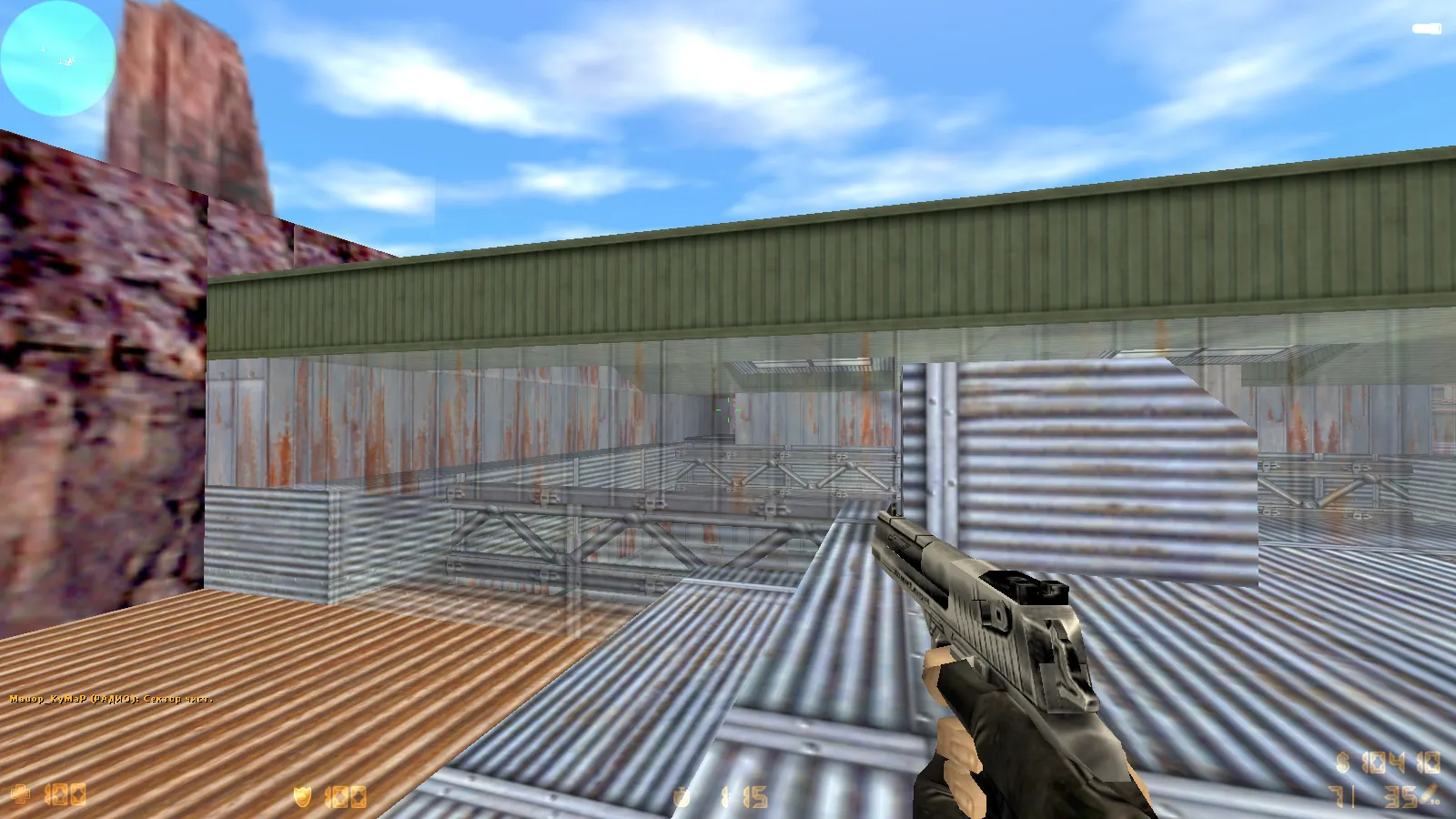 CS 1.6 с прозрачными стенами для прострелов: тренировка aim, изучение простреливаемых зон на de_dust2, de_inferno, de_nuke, de_train — скриншот 11