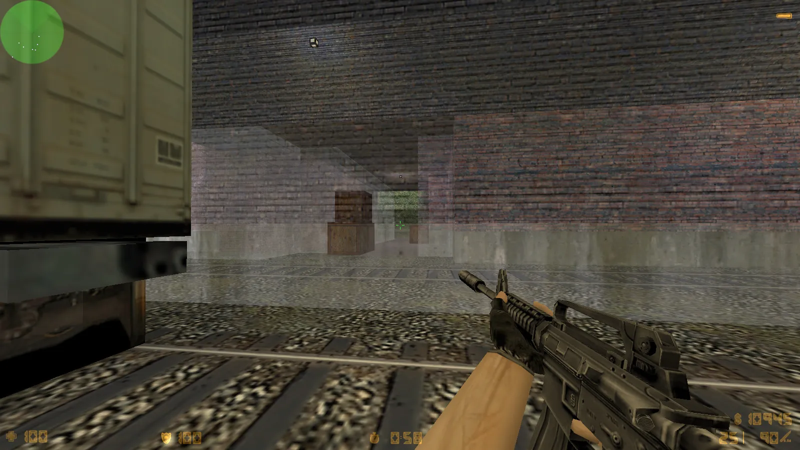 CS 1.6 с прозрачными стенами для прострелов: тренировка aim, изучение простреливаемых зон на de_dust2, de_inferno, de_nuke, de_train — скриншот 20