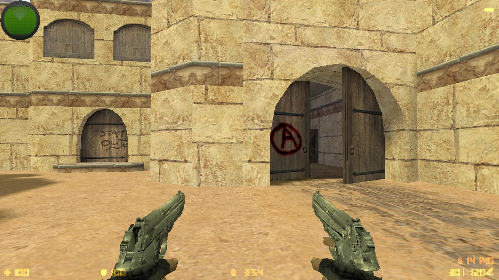 CS 1.6 Сталкер Тень Чернобыля: мод сборка с портированными моделями, черным меню, звуками и оптимизированным конфигом — скриншот 20