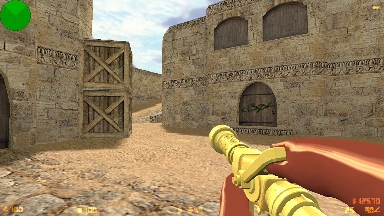 CS 1.6 TF2 сборка: оружие v_/p_/w_ модели, TF2 скины игроков, темная тема меню и фон, звуки и значок запуска — скриншот 10