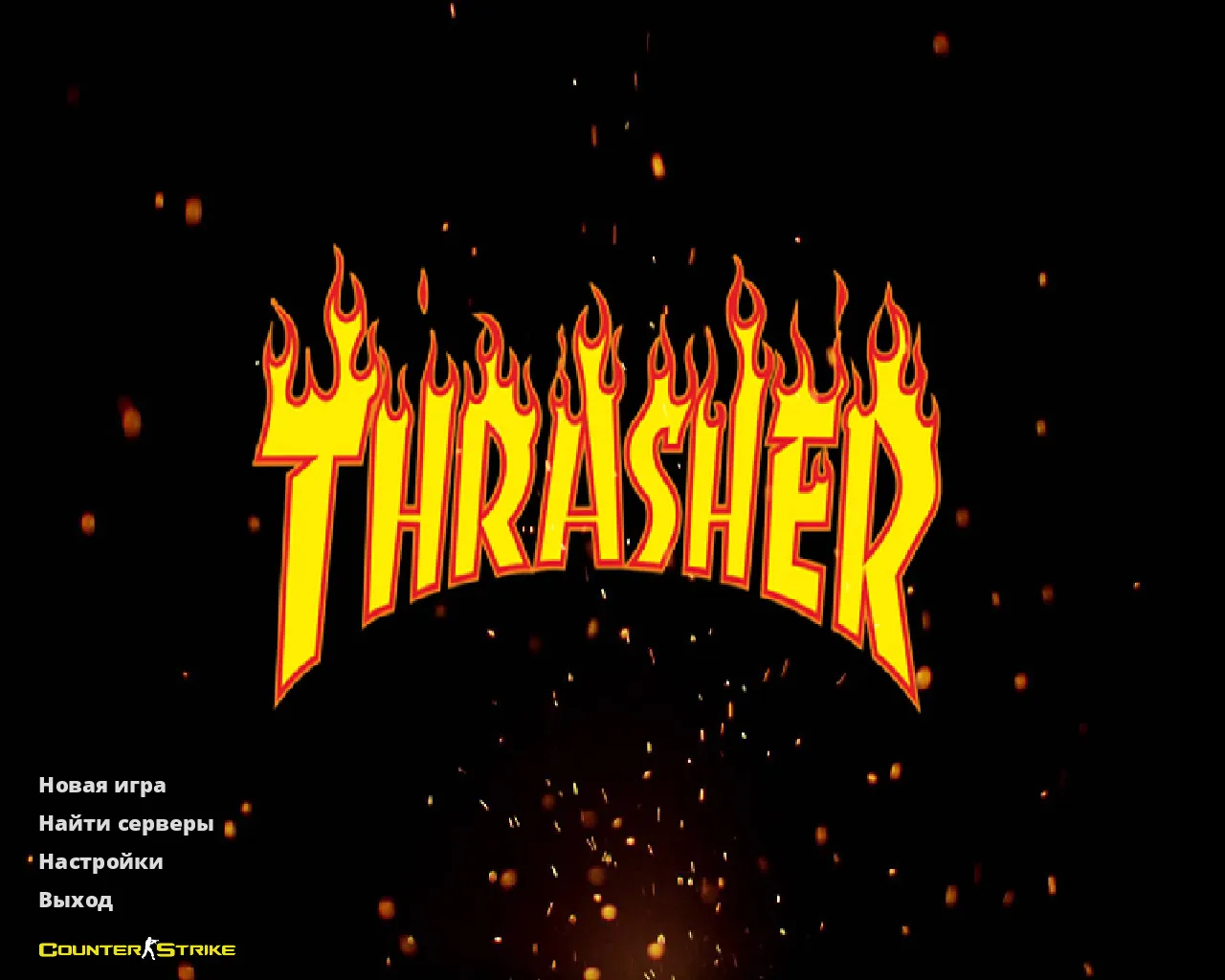 Скачать CS 1.6 Thrasher — блогерская сборка с 11 skin’ами Thrasher, темным меню и оптимизированным конфигом - Скриншот